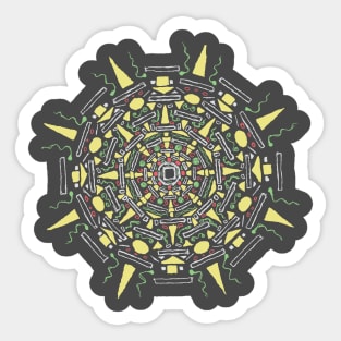 Aztec Mandala Sticker